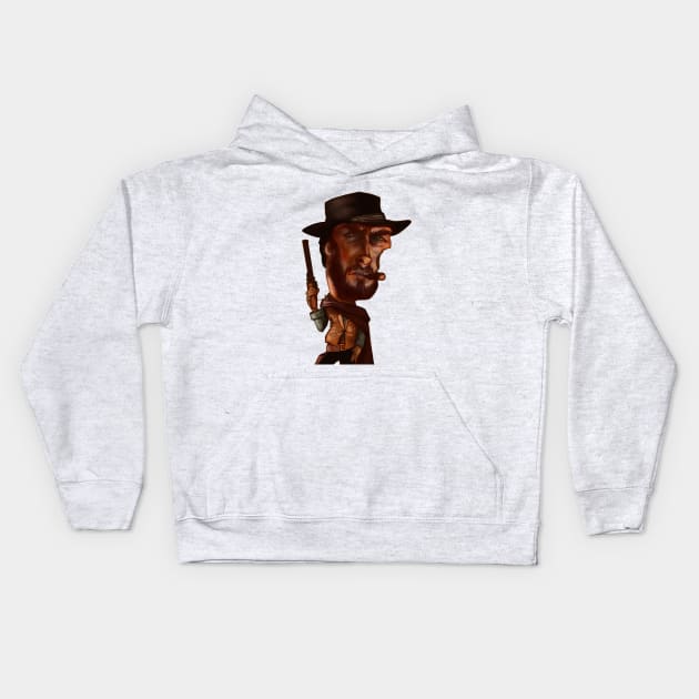 Cowboy Kids Hoodie by lopescodesign